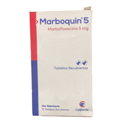 MARBOQUIN GATOS 5 MG TARRO X 10 TAB.