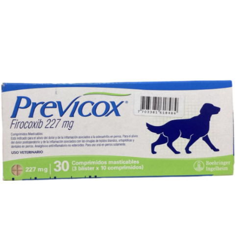 PREVICOX 227 MG. X TABLETAS