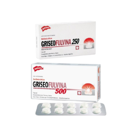 GRISEOFULVINA PRECIO X UNIDAD X 500 MG TAB.