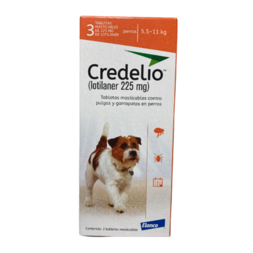 CREDELIO 225 MG / 5 .5 - 11 KG. PRECIO POR UNIDAD