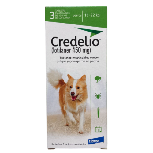 CREDELIO 450 MG / 11 - 22 KG. PRECIO POR UNIDAD