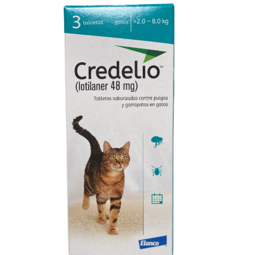 CREDELIO CAT TAB 48MG. PRECIO POR UNIDAD