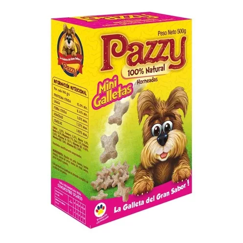 GALLETAS PAZZY MINI CAJA X 500GR
