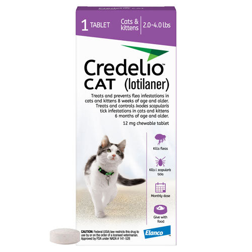 CREDELIO CAT TAB 12MG KG. PRECIO POR UNIDAD