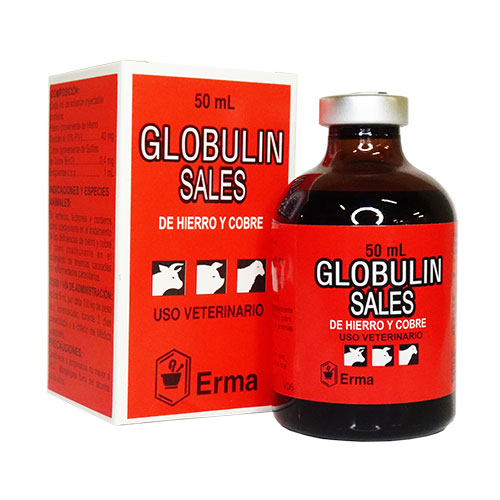 GLOBULIN SALES MINERALES X 50 CC