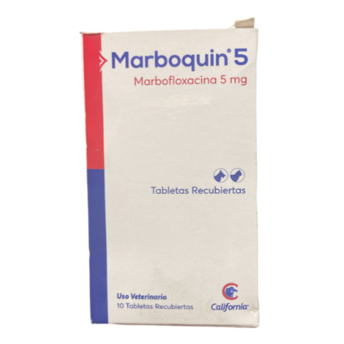 MARBOQUIN GATOS  5 MG  TARRO X  10 TAB.