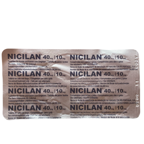 NICILAN 40 M/G 10 M/G X TAB.