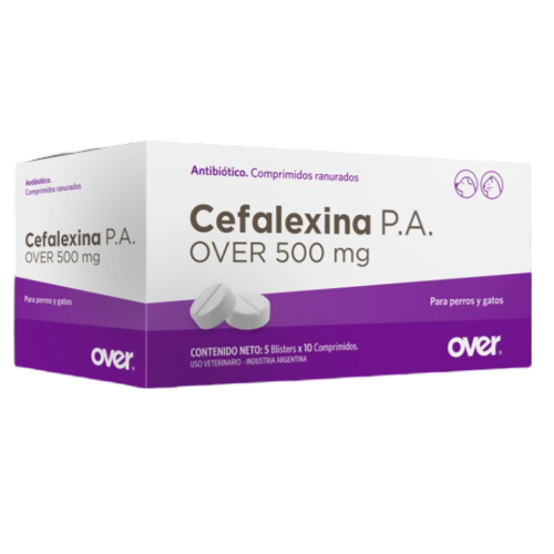 CEFALEXINA X 500 MG OVER X TAB.