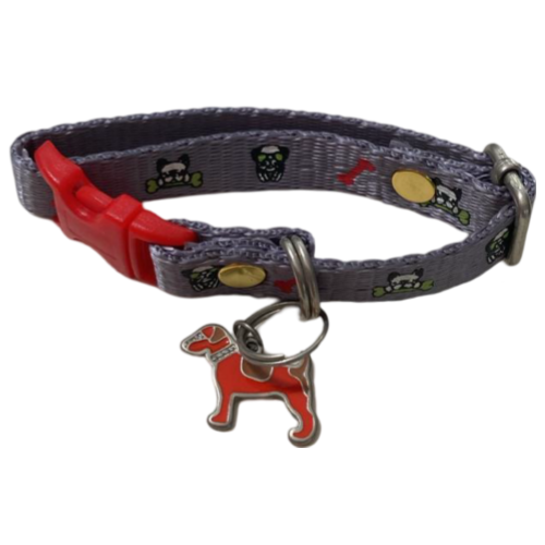 COLLAR ESTAMPADO FINO CON DIJE PQÑO (1451)