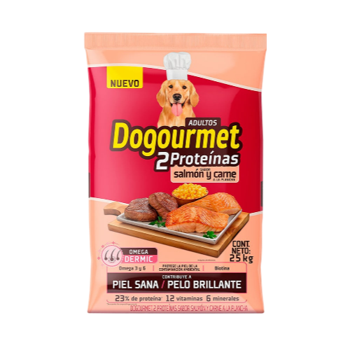 DOGOURMET  SALMON Y CARNE X 25 KG