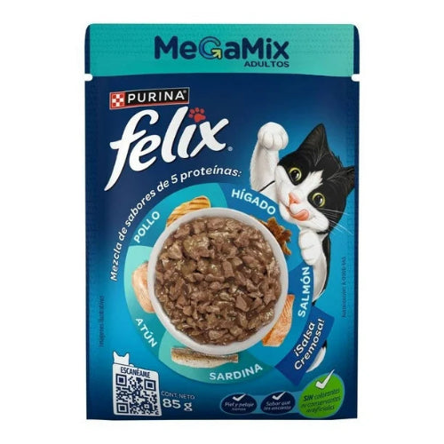 FELIX MEGAMIX WET  X 85GR