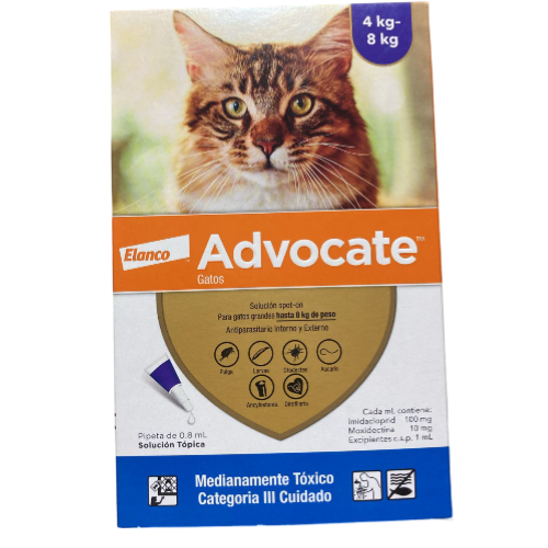 ADVOCATE GATOS 8 KG