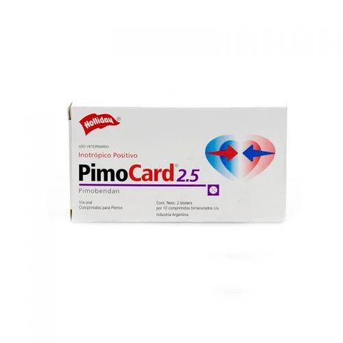 PIMOCARD 2.5 MG 20  PRECIO X UNIDAD