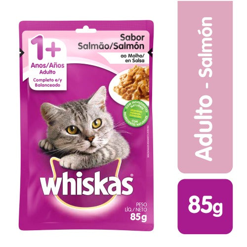 WHISKAS POUCH FILLETE SALMON X85GR