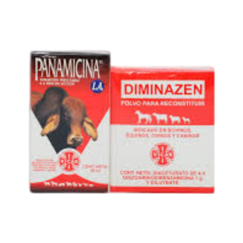 DIMINAZEN + PANAMICINA X 50CC PROMOCION