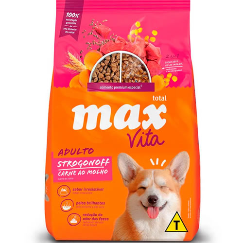 MAX VITA ADULTO STROGONOFF CARNE X 3 KG