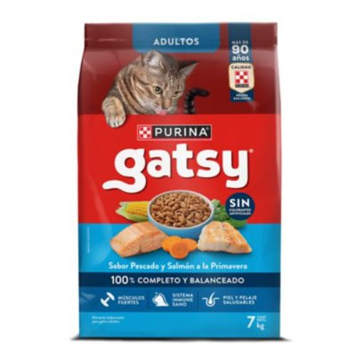 GATSY CARNE Y SALMON X 7 KG