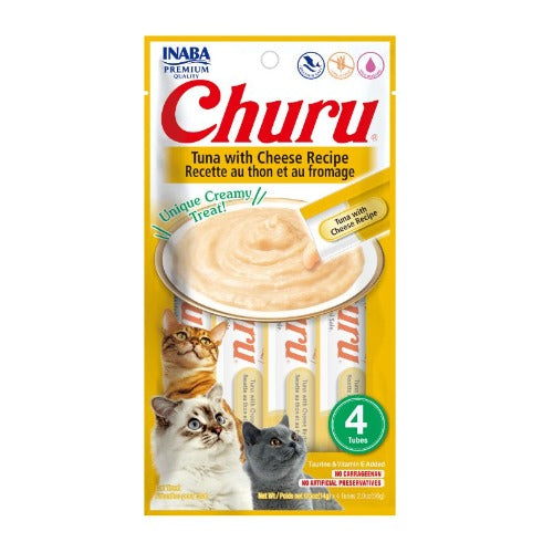 CHURU TUNA CHEESE RECIPE BOLSA X 4 UND amarillo