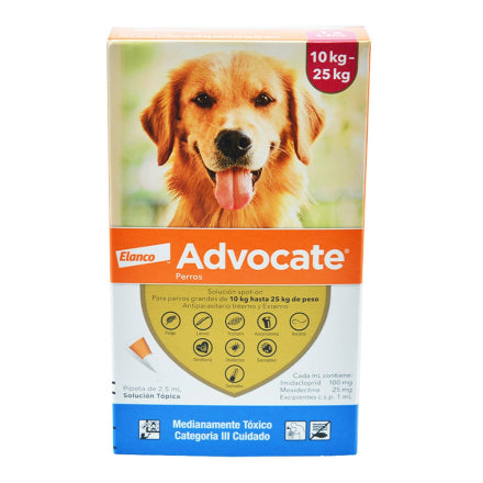 ADVOCATE PERRO  10 - 25 KG