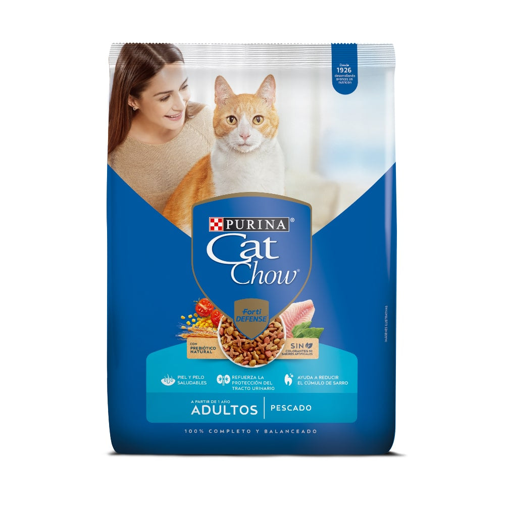 CAT CHOW PESCADO X 500GRM.