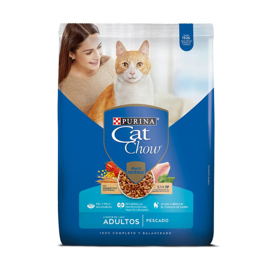 CAT CHOW PESCADO X 500GRM.