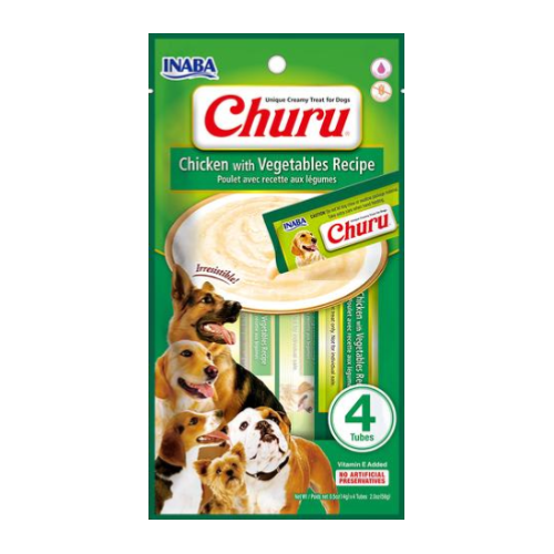 CHURU DOG CHICKEN WITH VEGETALES RECIPE