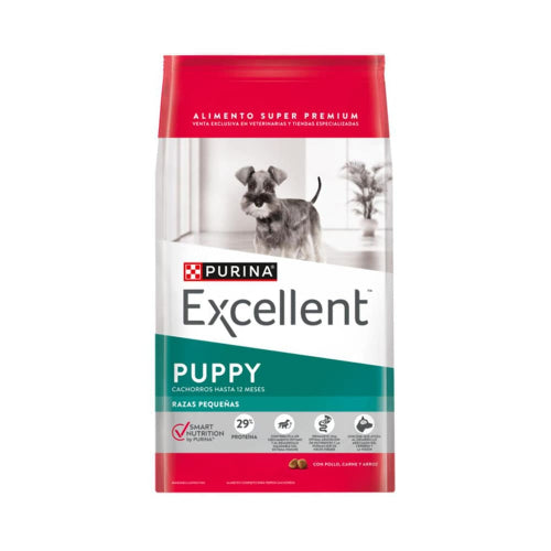 EXCELLENT PUPPY raza pequeña x 3kg
