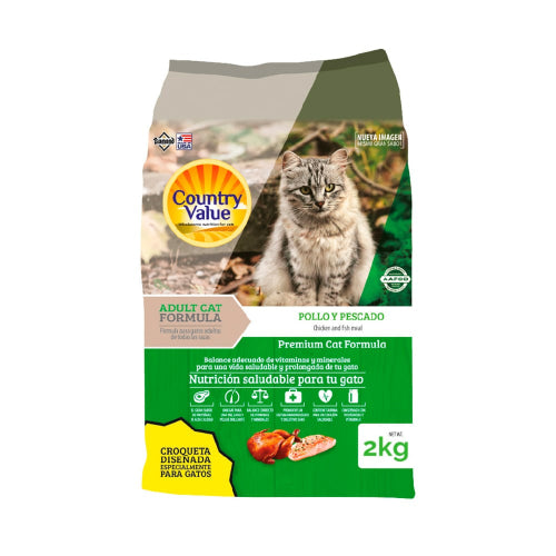 COUNTRY VALUE GATO (2 KG)