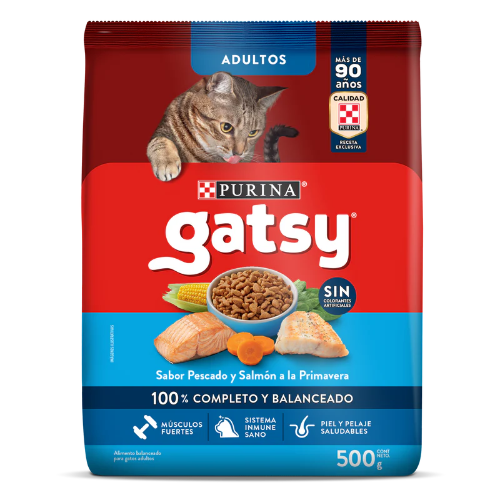 GATSY  PESCADO/SALMON X 500 Gr