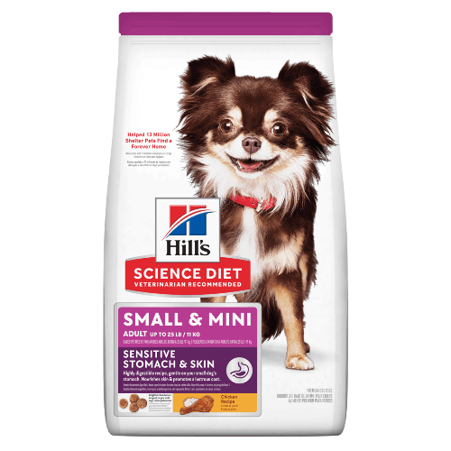 HILLS C ADULT SENSITIVE STOMACH & SKIN S&M 4 LB-