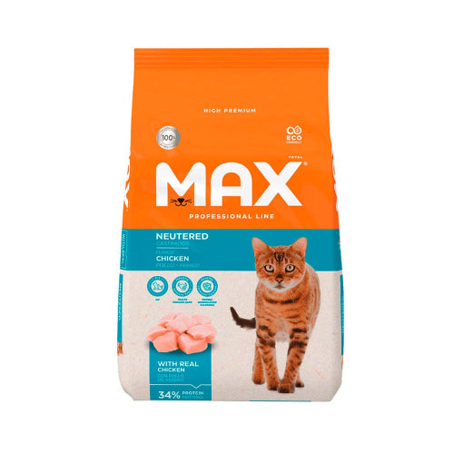 MAX CAT CASTRADOS X  3 KG.