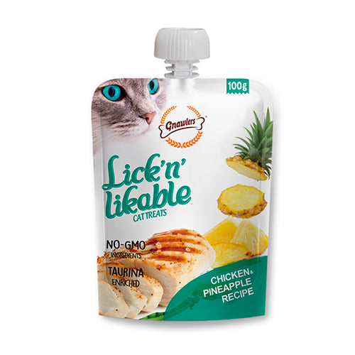 LICKN LIKABLE CHIKEN&PINEAPPLE 100GR-