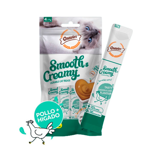SMOOTH & CREAMY POLLO E HIGADO  60GR 4UNI