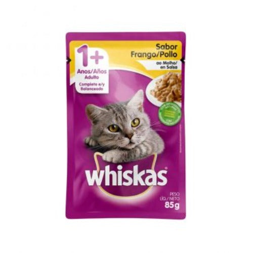 WHISKAS POUCH POLLO X 85G