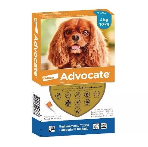 ADVOCATE PERROS 4 - 10 KG.