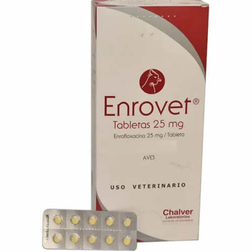 ENROVET 25 MG  X  10 TAB.