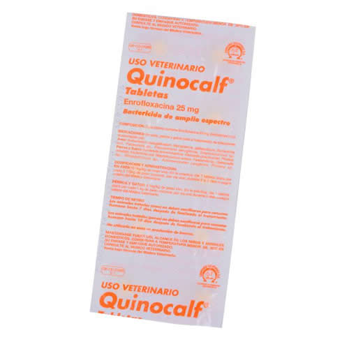 QUINOCALF DE 25 MGTABLETAS UNIDAD