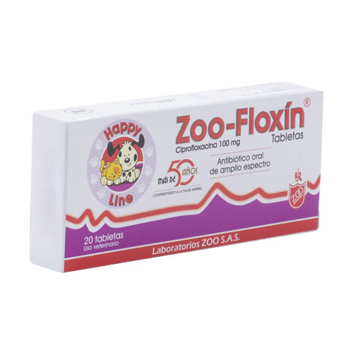 ZOO-FLOXIN (ciprofloxacina 100mg )