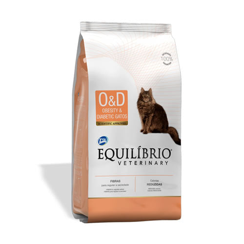 EQUILIBRIO FELINO VETERINARY OBESITY  Y  DIABETIC 2KG