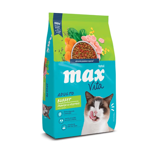 MAX VITA GATO BUFFET FRANGO Y VEGETALES X3 KG