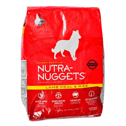 NUTRA NUGGETS CORDERO Y ARROZ  X 1 KG