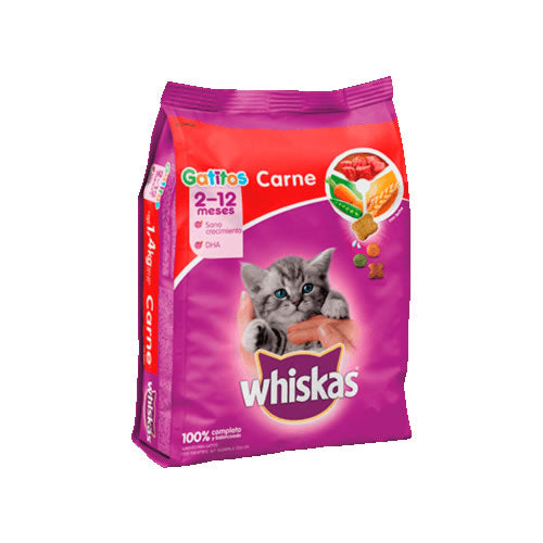 WHISKAS GATITOS CARNE X 1.4 KG