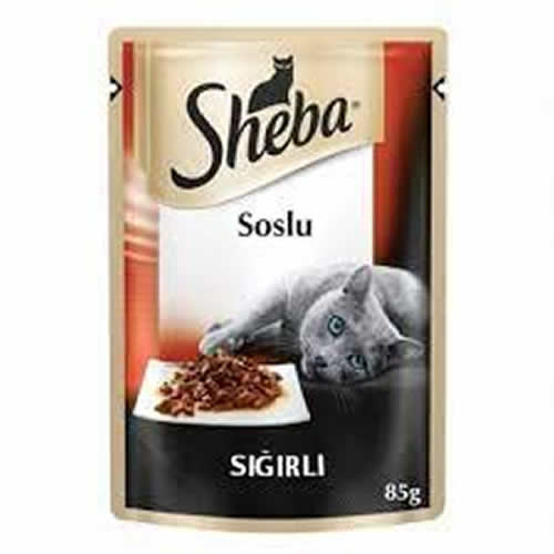 SHEBA POUCHES. X 85 GR